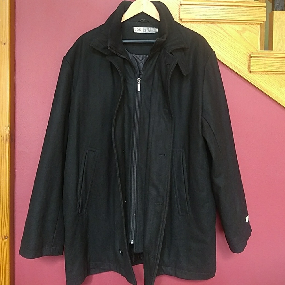 JOSEPH ABBOUD BLACK COAT